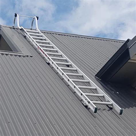 metal roof ladder brackets|ladders for steep pitched roofs.